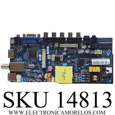 MAIN FUENTE PARA TV ELEMENT / NUMERO DE PARTE 8142127352028 / CV3553BL-Q20 / 7.D3553BQ2411.15B3 / T201708213A / E17199-ZX / MODELO ELEFW248	